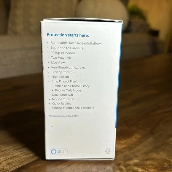 💥NWT RING Doorbell 3 Security Camera Surveillance Audio Video New In Box/Sealed - Picture 5 of 6